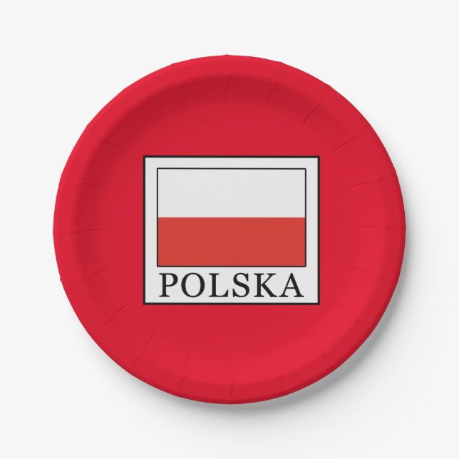 Assiettes En Carton Polska (Devant)
