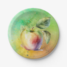 pomme aquarelle