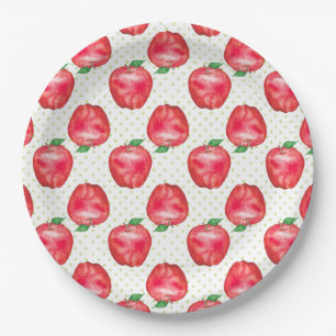 Assiettes En Carton Pommes