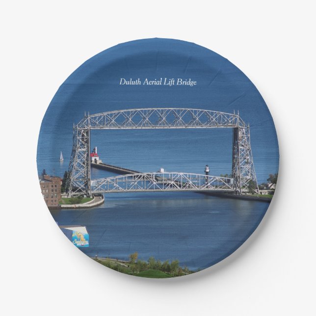 Assiettes En Carton Pont aérien de Duluth (Devant)