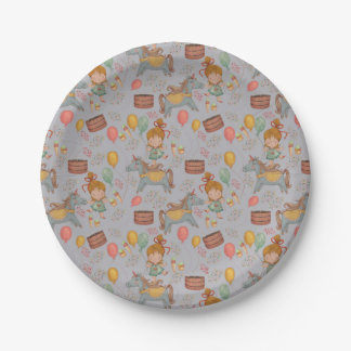 Assiettes En Carton Pony Party