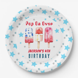 Assiettes En Carton Pop Over Kids Summer Popsicle Anniversaire