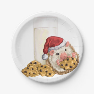Assiettes En Carton Porc de biscuit de Noël