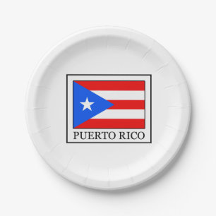 Assiettes En Carton Porto Rico
