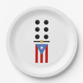 Assiettes En Carton Porto Rico Domino
