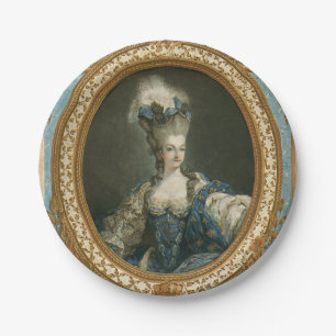 Assiettes En Carton Portrait de Marie-Antoinette