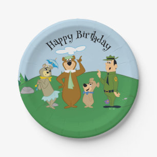 Assiettes En Carton Pose classique Yogi Bear and Friends