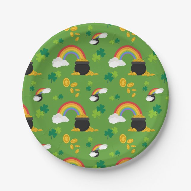 Assiettes En Carton Pot D'Or (Devant)