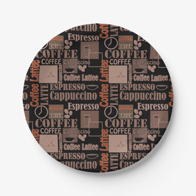 Assiettes En Carton Pouf à café d'amour (Devant)