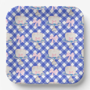 Assiettes En Carton Premier Anniversaire Chinoiserie Ruffle Cake Bows