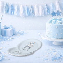 Premier Anniversaire du Petit Lapin Bleu Mignon