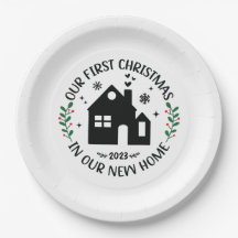 Premier Noël Dans Nouvelle Maison Noël Personnalis