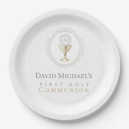 Assiettes En Carton Première communion