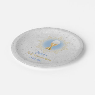 Assiettes En Carton première communion