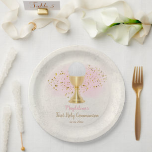 Assiettes En Carton Première communion Hoy