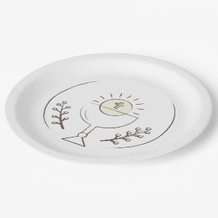 Assiettes En Carton Première sainte communion