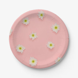 Assiettes En Carton Pressage rose et marron