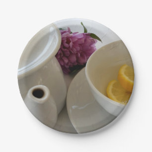 Assiettes En Carton prêt pour le thé