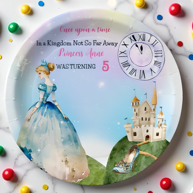 Assiettes En Carton Princess Birthday Kids (Créateur téléchargé)