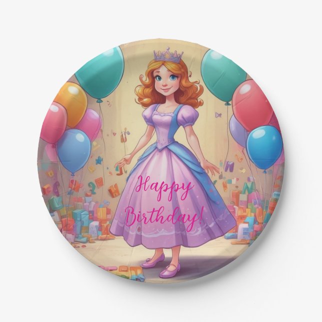 Assiettes En Carton Princess Plates (Devant)