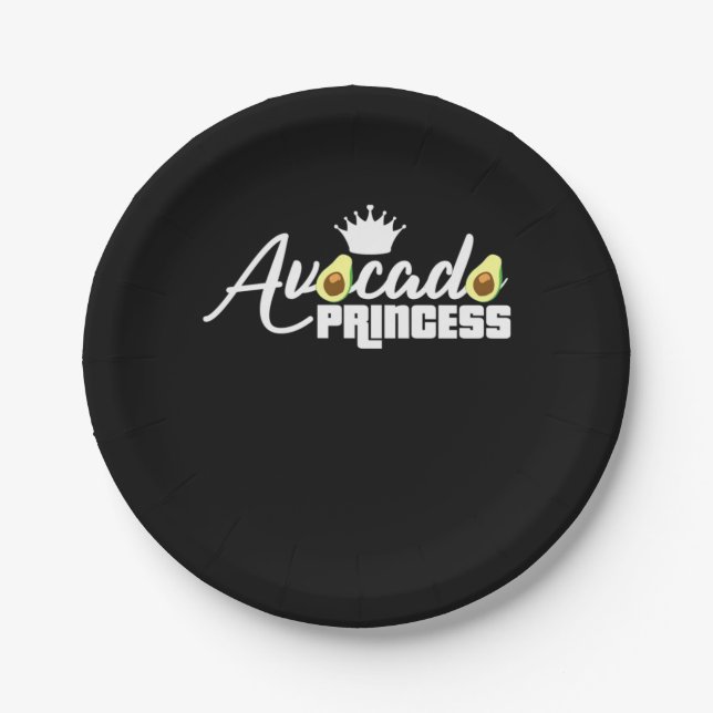 Assiettes En Carton Princesse Avocado (Devant)