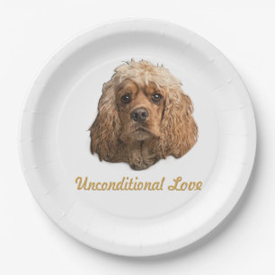 Assiettes En Carton Produits Cocker Spaniel