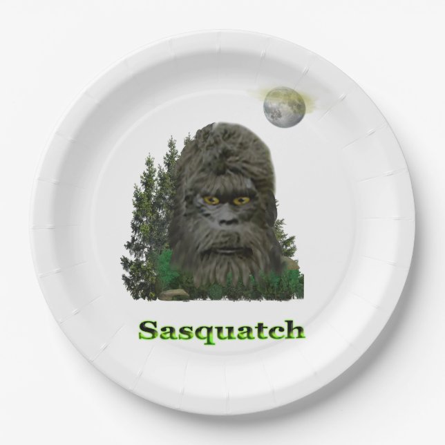 Assiettes En Carton Produits Sasquatch (Devant)