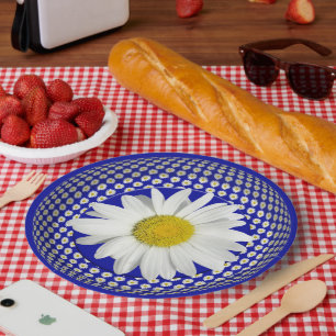 Assiettes En Carton Profitez de la beauté de Shasta Daisy