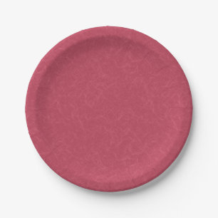 Assiettes En Carton Profond motif tourbillonnant texturé rose