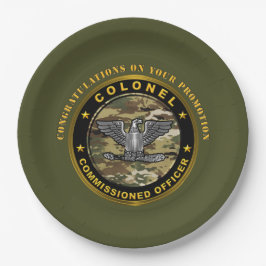 Assiettes En Carton Promotion COLONEL