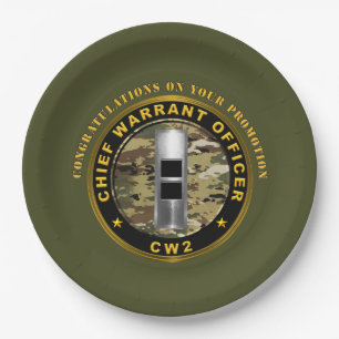 Assiettes En Carton Promotion de l'adjudant-chef 2