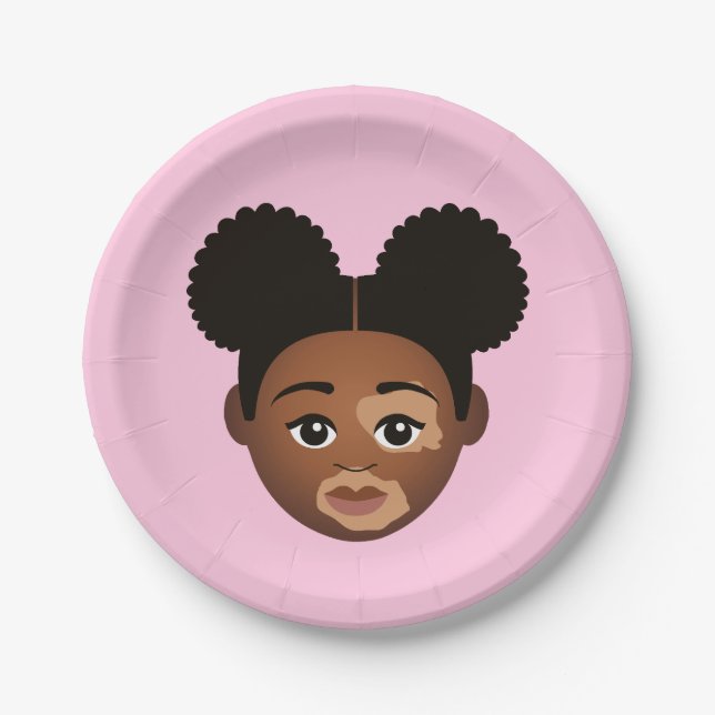 Assiettes En Carton #Proud2BNaturalMe Choose-My-Complexion Anniversair (Devant)