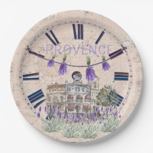 Assiettes En Carton Provence France Lavender Flower Summer Love