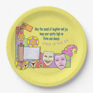 Assiettes En Carton Purim