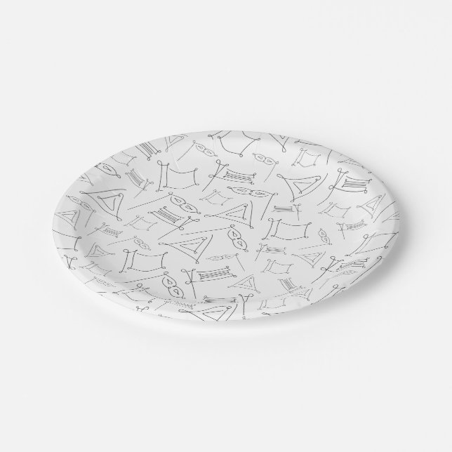 Assiettes En Carton Purim (homonymie) (Angle)