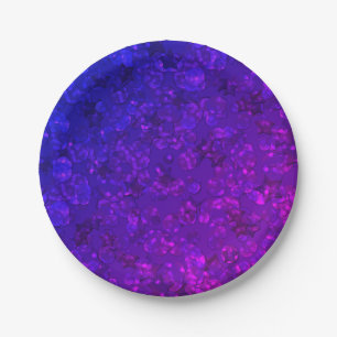 Assiettes En Carton Purple confeti