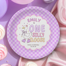 Purple One Silly Goose - Rétro Fille Premier Anniv