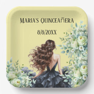 Assiettes En Carton Quinceañera, 15e anniversaire