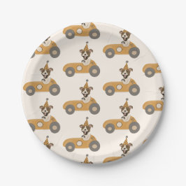 Assiettes En Carton Race Car Chiens Boys Anniversaire Fête