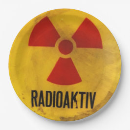 Assiettes En Carton radioactif