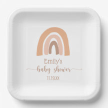 Rainbow Baby Girl Douche Boho rose Brown