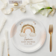 Rainbow Boho Baby Shower Gender Neutral