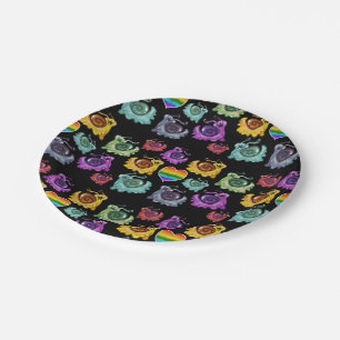Assiettes En Carton Rainbow Snacks