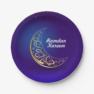 Assiettes En Carton Ramadan Kareem
