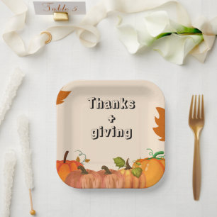 Assiettes En Carton "Rassemblez et donnez Merci : Rejoignez-nous pour 