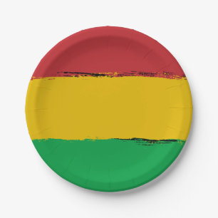 Assiettes En Carton Rasta