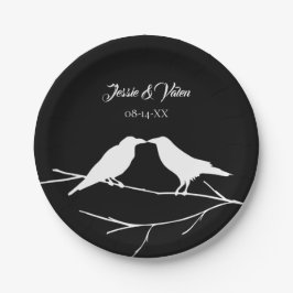 Assiettes En Carton Ravens Mariage gothique