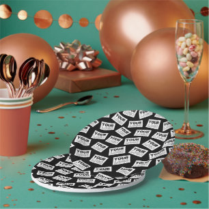 Assiettes En Carton Recherchez votre logo ou n'importe quelle photo au