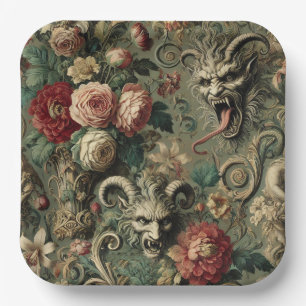 Assiettes En Carton 🩸 Récolte Renégate – Gothique Victorien