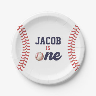 Assiettes En Carton Recrue de l'année Baseball 1er anniversaire